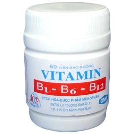 Thuốc Vitamin B1-B6-B12 Mekophar điều trị thiếu vitamin nhóm B (50 viên)