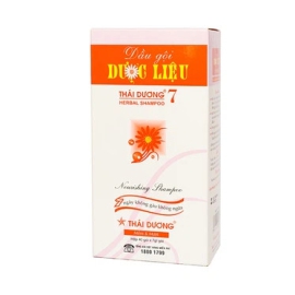 Dầu gội dược liệu Thái Dương 7 sạch gàu, dưỡng tóc, không ngứa (40 gói x 7g)