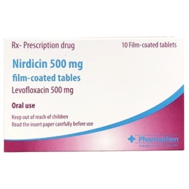 Thuốc Nirdicin 500mg Pharmathen S.A điều trị viêm xoang, viêm phổi, viêm phế quản (10 viên)