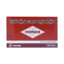 Thuốc Nhuận Gan Lợi Mật Foripharm điều trị mụn nhọt, mề đay (40 viên)