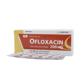 Thuốc Ofloxacin 200mg Imexpharm điều trị các bệnh nhiễm khuẩn (2 vỉ x 10 viên)