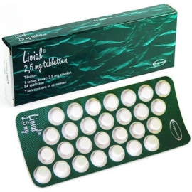 Thuốc Livial Organon điều trị thiếu hụt estrogen ở phụ nữ đã mãn kinh (28 viên)