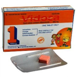 Thuốc Vidoca Thanh Hoá tẩy và điều trị giun sán (1 viên)