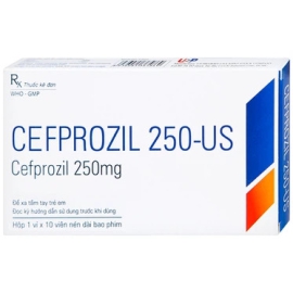 Thuốc Cefprozil 250-US US Pharma điều trị viêm tai giữa, viêm họng (10 viên)