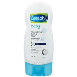 Sữa tắm dưỡng ẩm cho trẻ em Cetaphil Baby Moisturising Bath And Wash (230ml)