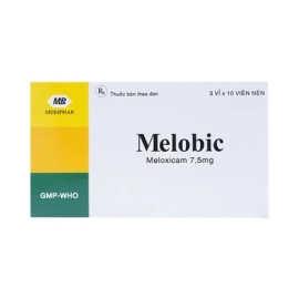Thuốc Melobic 7.5mg Mebiphar điều trị thoái hóa khớp (3 vỉ x 10 viên)