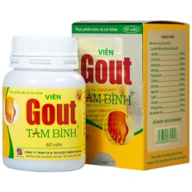 Viên Gout Tâm Bình hỗ trợ giảm triệu chứng đau do gút