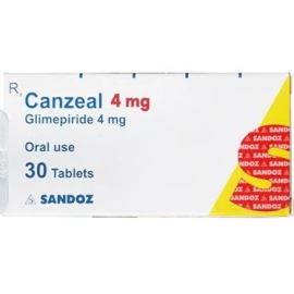 Thuốc Canzeal 4mg Polski Lek S.A hỗ trợ điều trị đái tháo đường type 2 (30 viên)