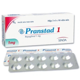 Thuốc Pranstad 1 Stada điều trị đái tháo đường type 2 (3 vỉ x 10 viên)