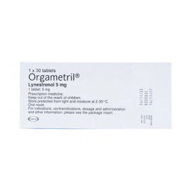 Thuốc Orgametril 5mg Oragon điều trị đa kinh rong kinh (1 vỉ x 30 viên)