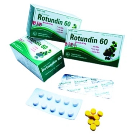 Thuốc Rotundin 60 Khapharco giúp giảm đau, an thần (10 vỉ x 10 viên)