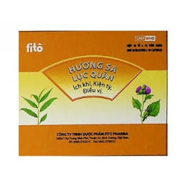 Thuốc Hương Sa Lục Quân Fito điều trị chứng chậm tiêu, kém ăn (100 viên)