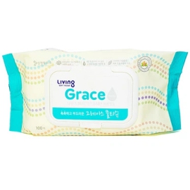 Khăn giấy ướt Grace Samjung làm sạch, kháng khuẩn (50 miếng)