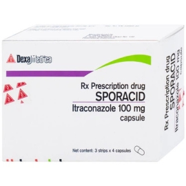 Thuốc Sporacid Dexa Medica điều trị nấm candida âm hộ, âm đạo (3 vỉ x 4 viên)