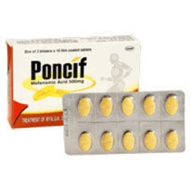 Thuốc Poncif DHG 500mg giúp giảm đau, kháng viêm (3 vỉ x 10 viên)