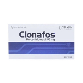 Thuốc Clonafos 50mg Đạt Vi Phú điều trị tăng năng tuyến giáp (10 vỉ x 10 viên)