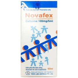 Thuốc Novafex 100mg/5ml Mekophar điều trị nhiễm khuẩn (60ml)