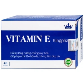 Viên uống Vitamin E Kingphar hỗ trợ tăng cường chống oxy hóa (40 viên)