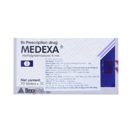 Thuốc Medexa 4mg Dexa điều trị viêm khớp dạng thấp, lupus ban đỏ (100 viên)