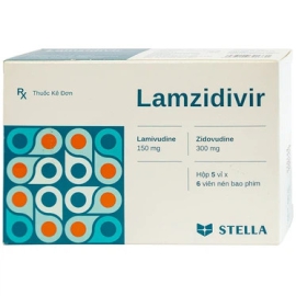 Thuốc Lamzidivir 150mg Stella hỗ trợ điều trị nhiễm HIV (5 vỉ x 6 viên)