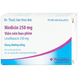 Thuốc Nirdicin 250mg Pharmathen S.A điều trị nhiễm khuẩn (10 viên)