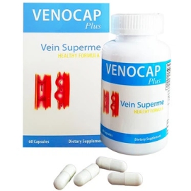 Viên nang Venocap Plus Nature Gift LLC hỗ trợ tăng cường sức bền thành mạch (60 viên)