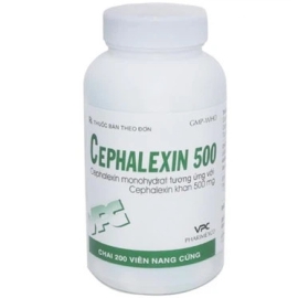 Thuốc Cephalexin 500mg Pymepharco điều trị nhiễm khuẩn (200 viên)