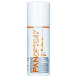 Xịt PanSpray Panthenol hỗ trợ giảm đau, rát, hạn chế tổn thương, viêm nhiễm da (130g)