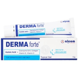 Gel Derma Forte Gamma hỗ trợ làm mờ sẹo, ngừa vết thâm, ngừa tái phát mụn, sạch bã nhờn trên da (15g)