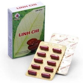 Thuốc Linh Chi Domesco điều trị suy nhược thần kinh, mất ngủ (4 vỉ x 10 viên)