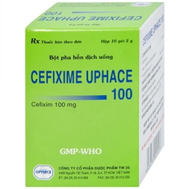 Thuốc Cefixime Uphace 100mg hỗ trợ điều trị nhiễm khuẩn (2g x 10 gói)