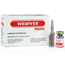 Bột pha tiêm Neovit H5000 Zhejiang Ruixin Pharm điều trị viêm đa thần kinh (4 ống)