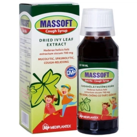 Siro ho Massoft Mediplantex điều trị viêm đường hô hấp cấp (100ml)
