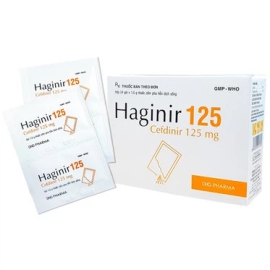 Thuốc Haginir 125mg DHG điều trị viêm họng, viêm amidan (24 gói)