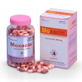 Thuốc Moxacin 500mg Domesco điều trị các trường hợp nhiễm trùng (200 viên)