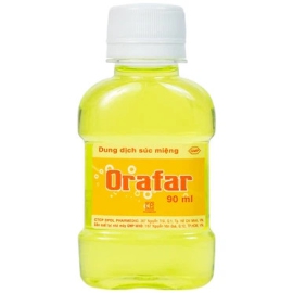 Dung dịch súc miệng Orafar Pharmedic dùng sát trùng miệng, họng (90ml)