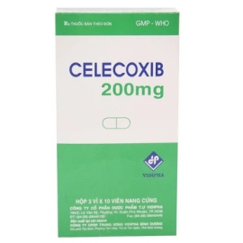 Thuốc Celecoxib 200mg Vidipha điều trị viêm và thoái hóa khớp (3 vỉ x 10 viên)