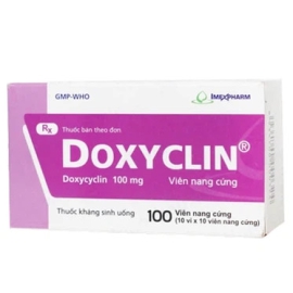 Thuốc Doxyclin 100mg Imexpharm điều trị nhiễm khuẩn (100 viên)