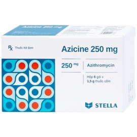 Thuốc Azicine 250mg Stella điều trị nhiễm khuẩn (6 gói)
