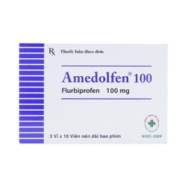 Thuốc Amedolfen 100mg OPV điều trị viêm khớp, thoái hóa khớp (3 vỉ x 10 viên)