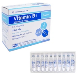 Thuốc tiêm Vitamin B1 100mg Dược 3-2 bổ sung vitamin B1 (10 vỉ x 10 ống)