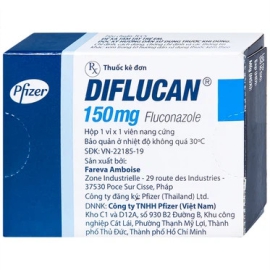 Thuốc Diflucan 150mg Pfizer điều trị các bệnh nhiễm nấm (1 viên)