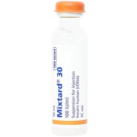 Thuốc tiêm Mixtard 30 100IU/ml Novo Nordisk điều trị tiểu đường (10ml)