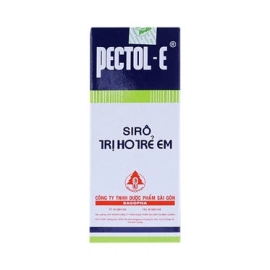 Siro trị ho trẻ em Pectol-E Sagopha điều trị viêm phế quản, cảm cho trẻ (90ml)