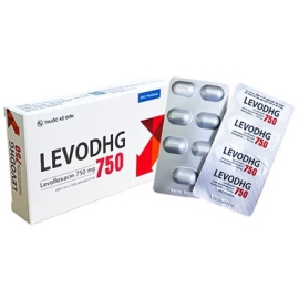 Thuốc LevoDHG 750mg điều trị nhiễm khuẩn (2 vỉ x 7 viên)