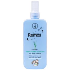 Xịt chống muỗi Remos hương sả chanh xua muỗi suốt 10 giờ (70ml)