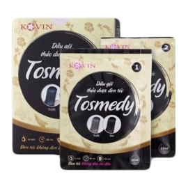 Dầu gội thảo dược đen tóc Tosmedy Mediplantex giúp tóc đen tự nhiên, bóng đẹp và khỏe tóc (30ml)
