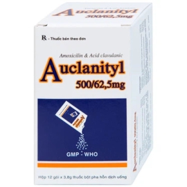 Thuốc Auclanityl 500/62.5mg Tipharco điều trị nhiễm khuẩn (12 gói)