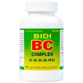 Thuốc Bidi BC Complex 300mg Bidiphar bổ sung vitamin, tăng đề kháng (100 viên)