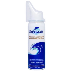 Dung dịch xịt mũi Stérimar Nose Prone To Colds làm sạch, loại bỏ bụi bẩn niêm mạc mũi cho trẻ từ 6 tháng - người lớn (50ml)